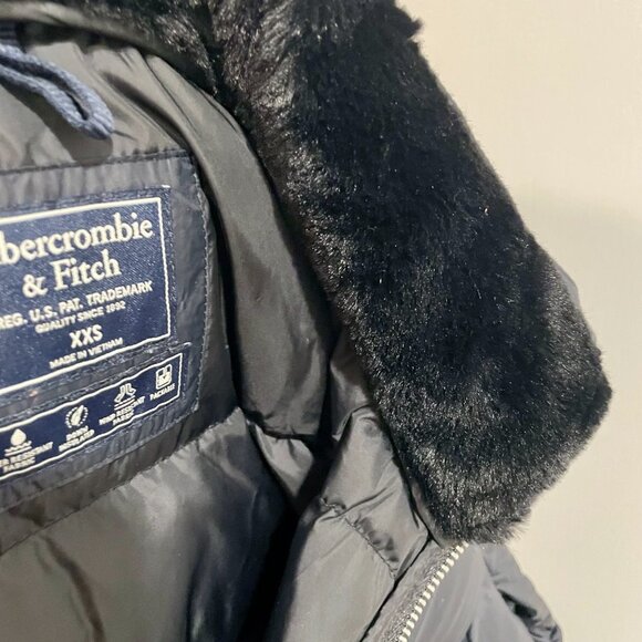 Abercrombie Down Puffer Jacket - Size XXS - Picture 2 of 4